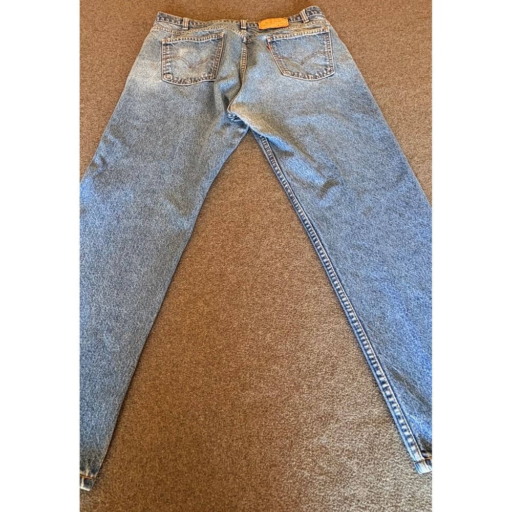 Vintage Levis 505 Orange Tab Jeans Mens 40 (37) x30 Blue Denim Straight Canada